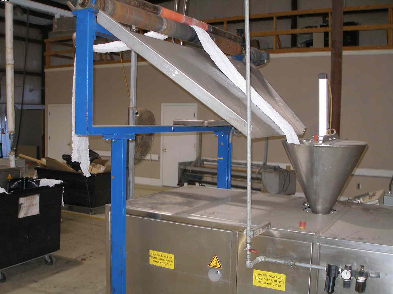 NARROW FABRIC CRUSHING LINE Consisting of: